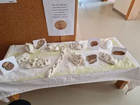Priprava različnih oblik kruha iz slanega testa