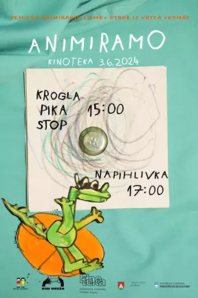 Vabilo na premiero animiranih filmov otrok