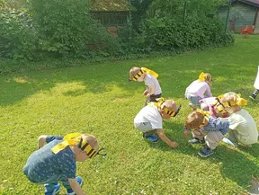 Čebelice pri travniškem opravilu
